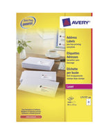 Avery L7173-100 adresse- og postetiket Selvklæbende etiket Hvid