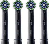 Oral-B 015431 børstehoved til elektrisk tandbørste 4 stk Sort