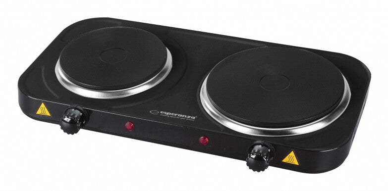 Esperanza EKH014K kogeplade Sort Bordplade 2 zone(s)