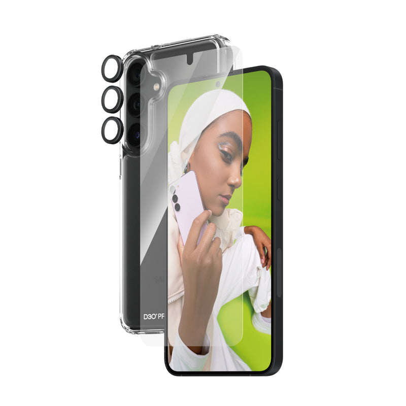 PanzerGlass ® 3-i-1 Pakke Samsung Galaxy S24+ | Ultra-Wide Fit