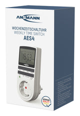 Ansmann 1260-0006 elektronisk tæller Hvid Daglig/ugentlig timer
