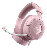 Razer Kraken V4 X – Pikachu & Eevee Edition Headset Ledningsført Spil USB Type-C / USB Type-A Lyserød