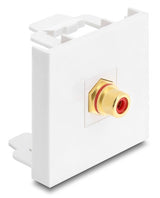 DeLOCK Easy 45 RCA - RCA Hvid, Rød