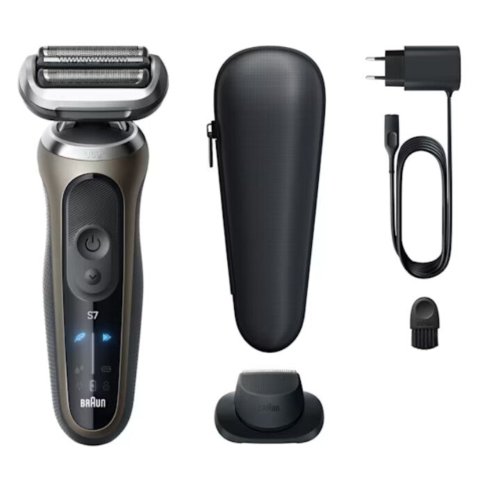 Braun Series 7 72-C1200s Trimmer Sort, Bronze, Rustfrit stål
