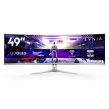 Philips Evnia 8000 49M2C8900L/00 computerskærm 124,2 cm (48.9") 5120 x 1440 pixel Dual QHD QD-OLED Hvid