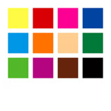 Staedtler Noris colour 185 Sort, Blå, Brun, Grøn, Lyse Blå, Lysegrøn, Magenta, Orange, Fersken, Rød, Violet, Gul 12 stk