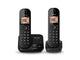 Panasonic KX-TGC422 DECT telefon Nummervisning Sort