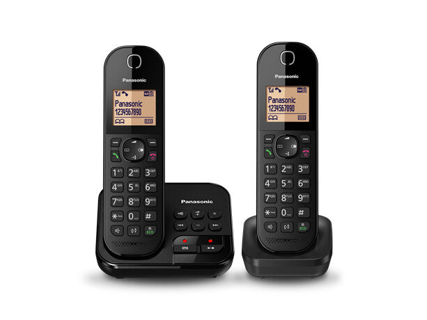 Panasonic KX-TGC422 DECT telefon Nummervisning Sort