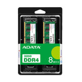 ADATA AD4S32008G22-DTGN hukommelsesmodul 16 GB 2 x 8 GB DDR4 260-pin SO-DIMM