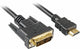 Sharkoon 4044951009077 videokabel adapter 5 m HDMI DVI-D Sort