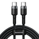 Baseus Cafule USB-kabel USB 2.0 2 m USB C 0,48 Gbit/sek. 100 W Sort