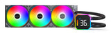 Montech HyperFlow Digital 360 Processor Alt-i-en væskekøler 12 cm Sort 1 stk