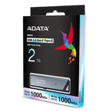 ADATA AELI-UE800-2T-CSG USB-nøgle 2 TB USB Type-C 3.2 Gen 2 (3.1 Gen 2) Sølv