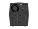 Conceptronic ZEUS03G UPS-enhed Interaktivt indgangsstik 1,2 kVA 720 W 4 AC stikkontakt(er)