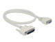 DeLOCK 86909 serielkabel Beige 0,5 m D-Sub 25 Pin D-Sub 9 Pin