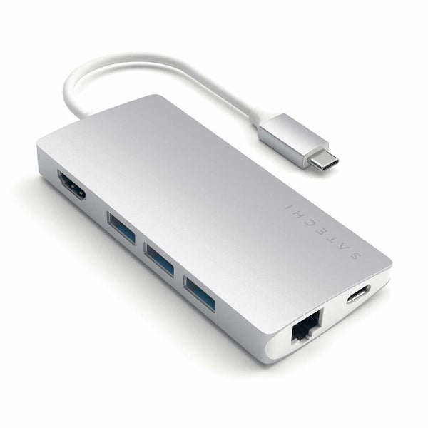 Satechi ST-TCMA2S dockingstation USB 3.2 Gen 1 (3.1 Gen 1) Type-C Sølv