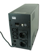 Gembird EG-UPS-033 UPS-enhed Interaktivt indgangsstik 1,2 kVA 720 W 3 AC stikkontakt(er)