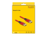 DeLOCK 80632 DisplayPort kabel 2 m Rød