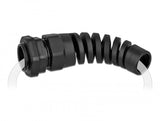 DeLOCK 60343 kabelforskruning Sort Plast 1 stk