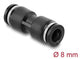 DeLOCK 60740 luftfittings og stik Sort Metal, Plast Indvendigt gevind 1 stk