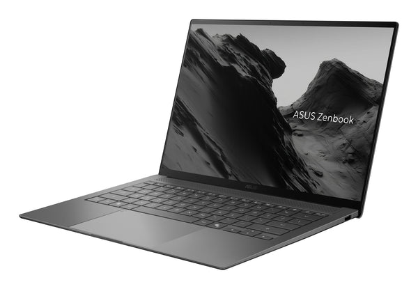 ASUS Zenbook S14 UX5406AA-SU207W Copilot+ PC Intel Core Ultra 9 386H Laptop 35,6 cm (14") Berøringsskærm 3K 32 GB LPDDR5x-SDRAM 1 TB SSD Wi-Fi 7 (802.11be) Windows 11 Home Tysk Grå