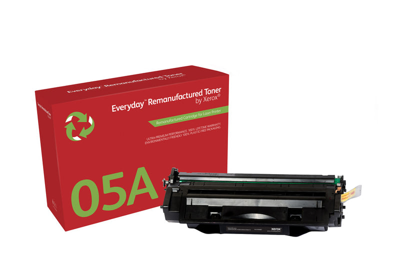 Everyday™ Mono Remanufactured Toner by Xerox compatible with HP 05A (CE505A), Standard kapacitet
