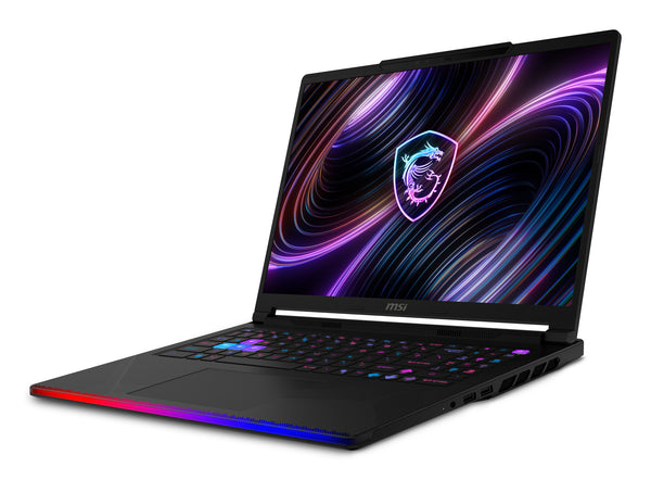 MSI Raider 16 Max HX B2WI-079 Intel Core Ultra 9 290HX Plus Laptop 40,6 cm (16") Quad HD+ 32 GB DDR5-SDRAM 2 TB SSD NVIDIA GeForce RTX 5080 Laptop GPU Wi-Fi 7 (802.11be) Windows 11 Home Sort Tysk