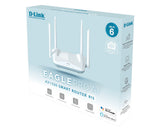 D-Link EAGLE PRO AI AX1500 Smart Router trådløs router Gigabit Ethernet Dual-band (2,4 GHz / 5 GHz) Hvid