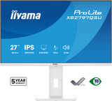 iiyama ProLite XB2797QSU-W1 computerskærm 68,6 cm (27") 2560 x 1440 pixel Quad HD LED Hvid