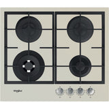 Whirlpool AKTL 629/S Sølv Indbygget Gaskomfur 4 zone(s)