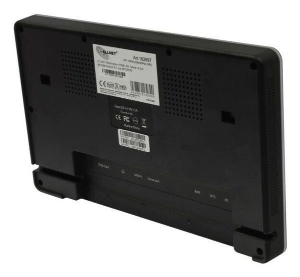 ALLNET MT10RK3288A10POENFC skærm i mødelokale 25,4 cm (10") 1280 x 800 pixel IPS 802.11a, 802.11b, 802.11g, Wi-Fi 4 (802.11n) Sort Bluetooth
