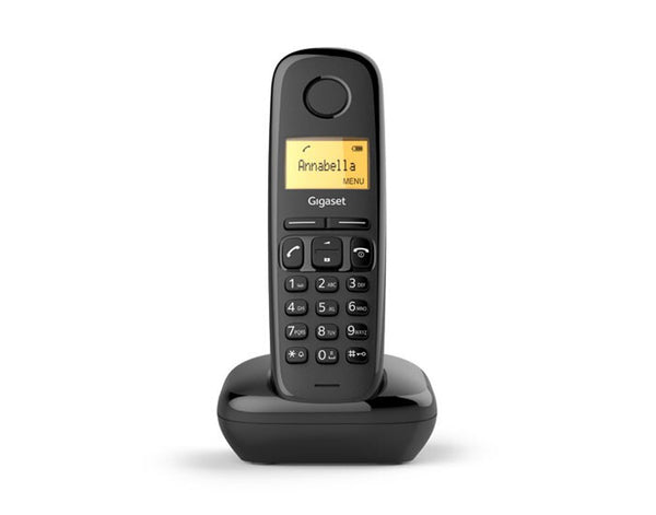 Gigaset A170 Duo Analog/DECT-telefon Nummervisning Sort