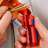 Knipex ErgoStrip kabelstripper Blå, Rød