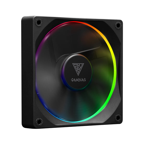 GAMDIAS AEOLUS M3-1201 Computerkabinet Ventilator 12 cm Sort 1 stk