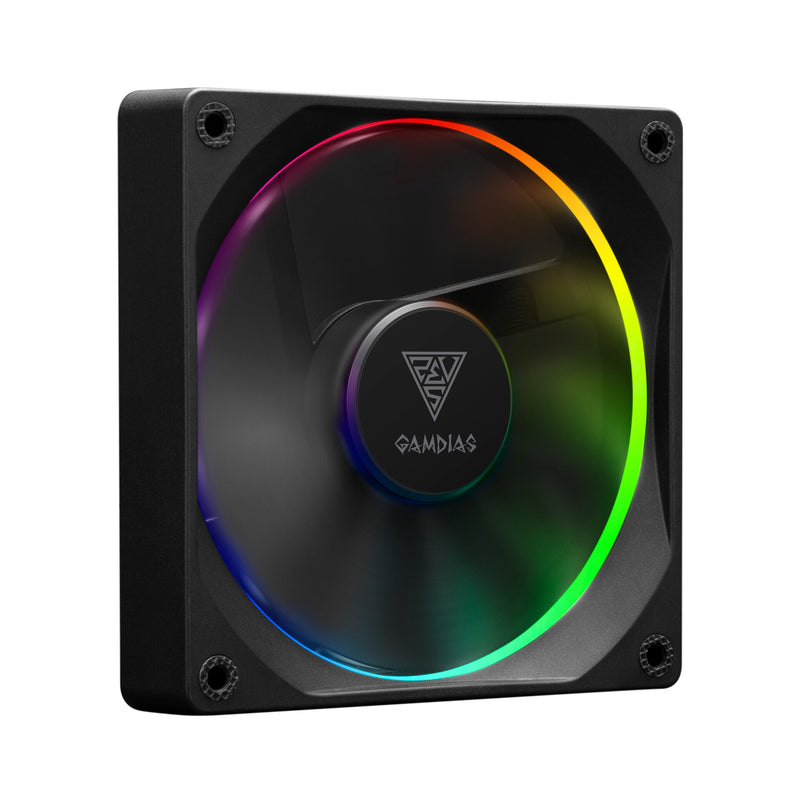 GAMDIAS AEOLUS M3-1201 Computerkabinet Ventilator 12 cm Sort 1 stk