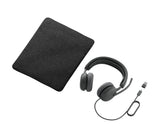 Logitech 981-001618 hovedtelefoner/headset Ledningsført Opkald/musik USB Type-C / USB Type-A Grafit