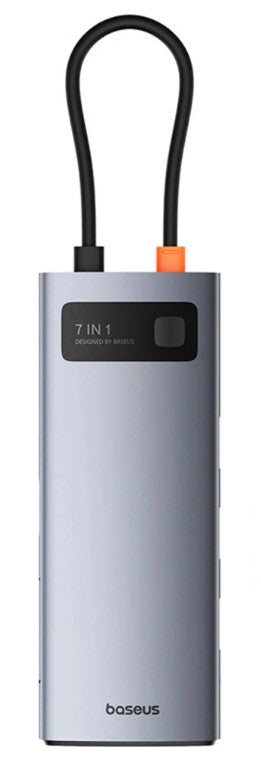Baseus USB Type-C 5000 Mbit/s Grå