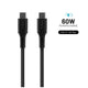 FIXED FIXDLS-CC12-BK USB-kabel USB 2.0 1,2 m USB C 4,8 Gbit/sek. Sort