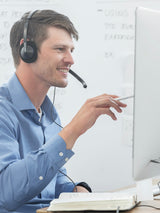 Koss CS200i Headset Ledningsført Kontor/Callcenter Sort