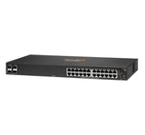 HPE Aruba Networking 6100 24G 4SFP+ Administreret L3 Gigabit Ethernet (10/100/1000) 1U Sort