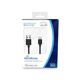 MediaRange MRCS137 Lightning kabel 1 m Sort