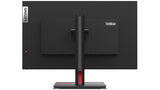 Lenovo T27h-30 computerskærm 68,6 cm (27") 2560 x 1440 pixel Quad HD LED Sort