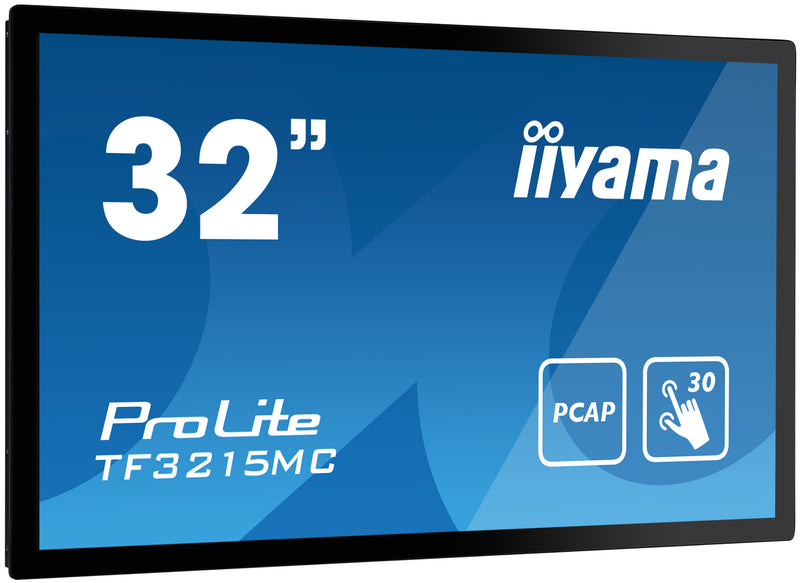 iiyama ProLite TF3215MC-B2 computerskærm 80 cm (31.5") 1920 x 1080 pixel Fuld HD LED Berøringsskærm Kiosk Sort