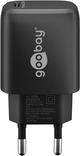 Goobay 65367 oplader til mobil enhed Laptop, Smartphone, Tablet Sort Vekselstrøm Indendørs