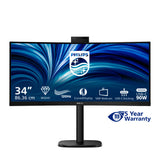Philips 3000 series 34B2U3600CH/00 computerskærm 86,4 cm (34") 3440 x 1440 pixel Wide Quad HD LCD Sort