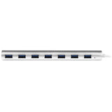 StarTech.com ST73007UA interface hub USB 3.2 Gen 1 (3.1 Gen 1) Type-A 5000 Mbit/s Sølv, Hvid