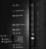 Hisense 85E77Q PRO 2,16 m (85") 4K Ultra HD Smart TV Wi-Fi Sort