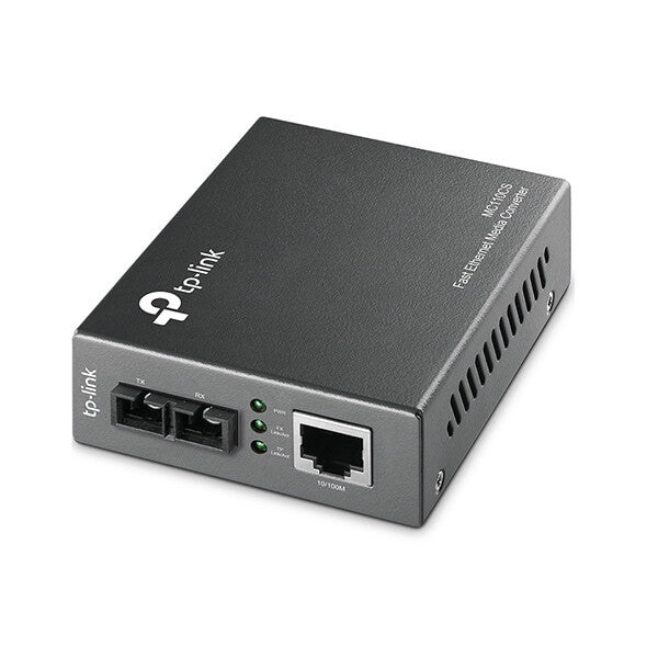 TP-Link Omada MC110CS netværksomformer til medie 100 Mbit/s 1310 nm Enkeltilstand Sort