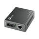 TP-Link Omada MC110CS netværksomformer til medie 100 Mbit/s 1310 nm Enkeltilstand Sort