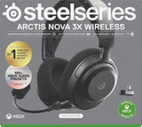 Steelseries Arctis Nova 3X Headset Trådløs Musik/hverdag Bluetooth Sort